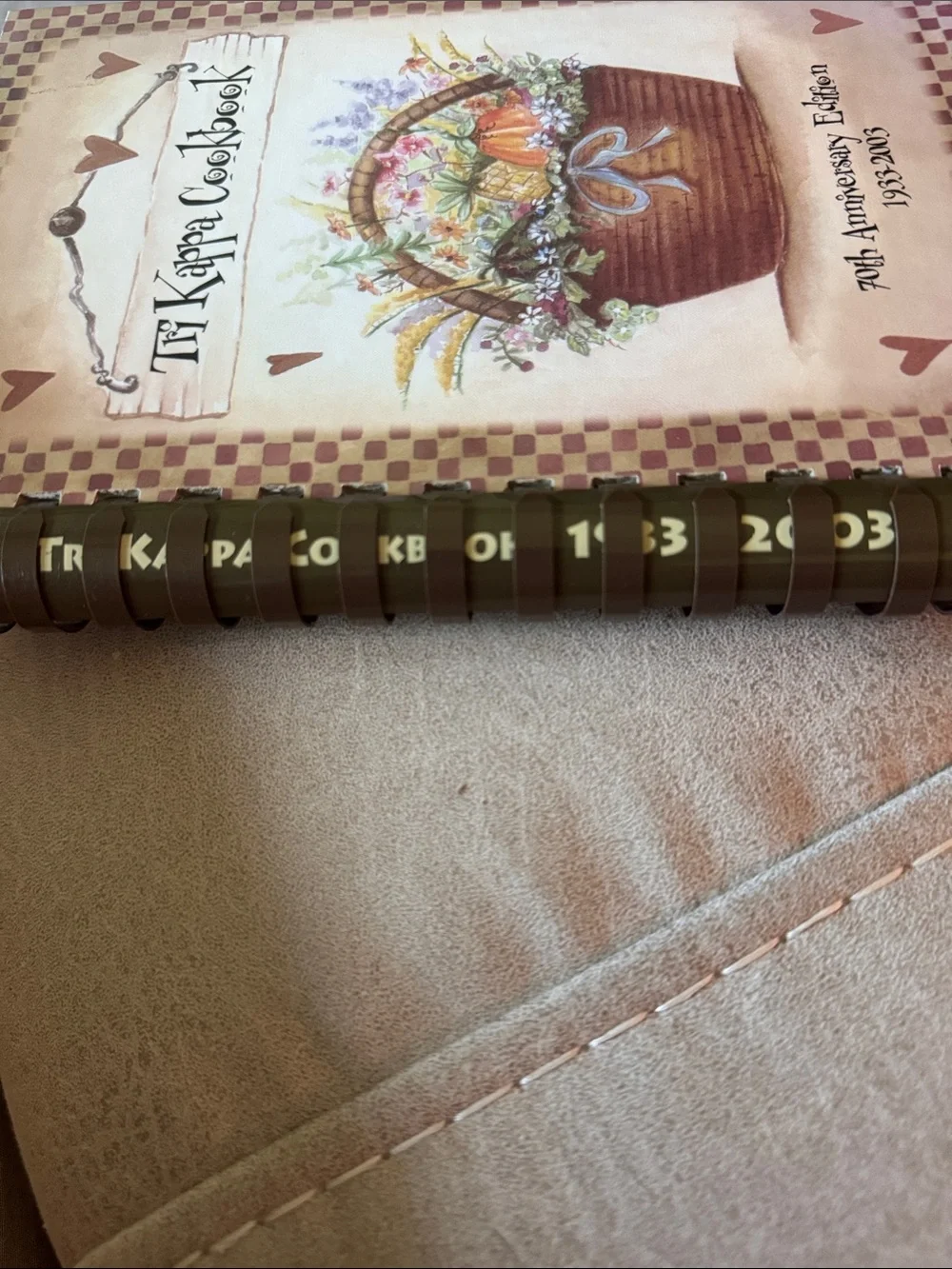 Tri Kappa Cookbook - 70th Anniversary Edition Vintage